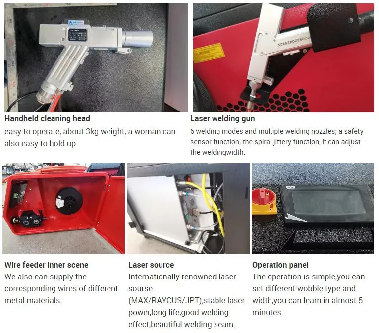 1000W Pulsed Fiber Laser Cleaning Machine High Quality Hand Held Pulse Laser Rust Remove Cleaning Machine