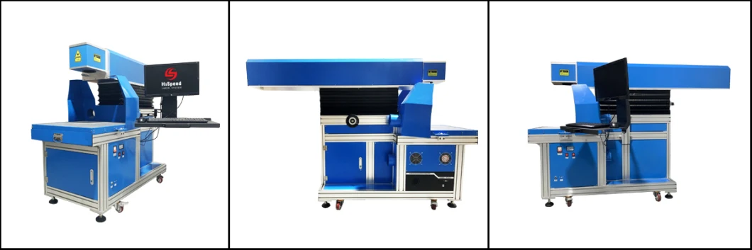 Reci Laser Tube 100W Large Format 3D Dynamic Focusing CO2 Galvo Laser Marking Machine with Big Working Size 600*600mm
